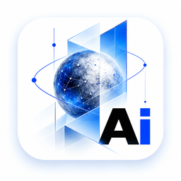 Original PhygitAi blue AI-globe logo